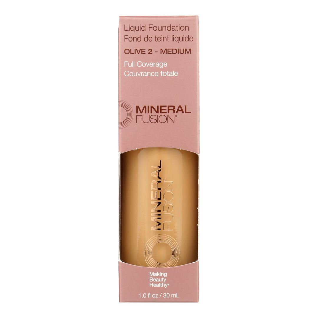 Mineral Fusion - Mkup Liquid Foundtn Olive 2 - 1 Each - 1 Fz - Maras Green